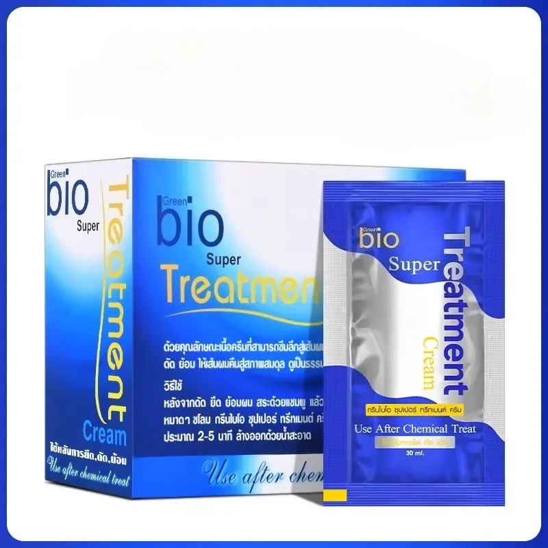 Hair Care For Dry And Frizzy Hair - Green Bio Hair Mask 24 Sachets