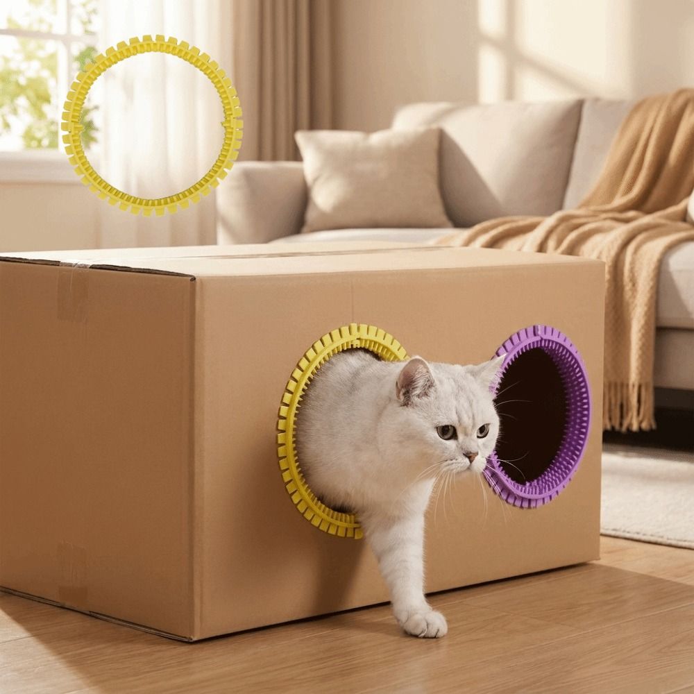 Plastic Cat Tunnel Brush Soft  - House Hair Care ulasan dan harga