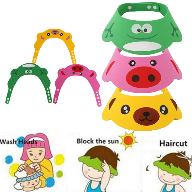 Adjustable Baby Shower Hat Tod - Hair Care For Baby ulasan dan harga
