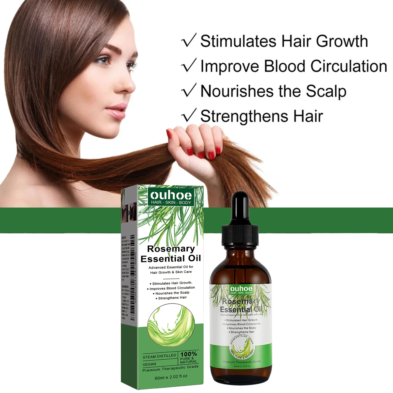Rosemary Hair Growth Oil Anti- - Hair Care Ouai ulasan dan harga