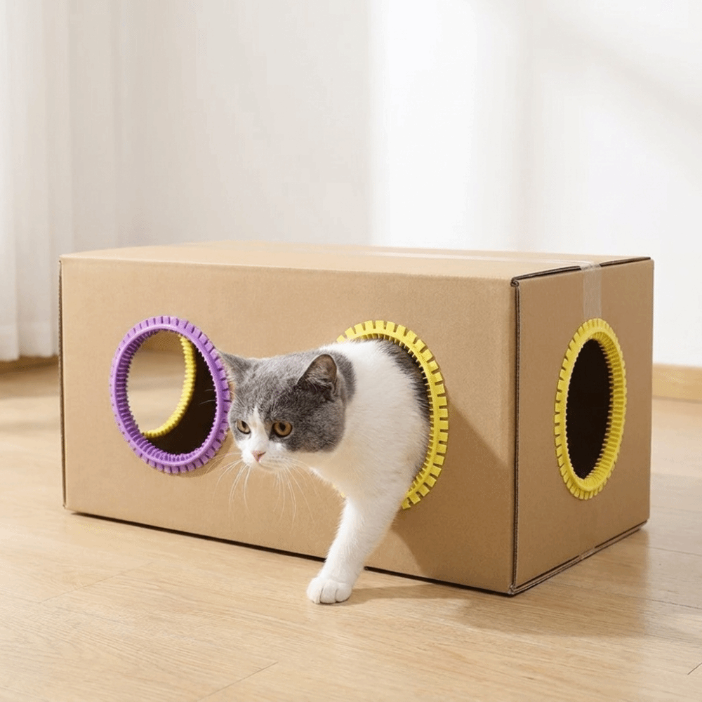 Plastic Cat Tunnel Brush Hair  - House Hair Care ulasan dan harga