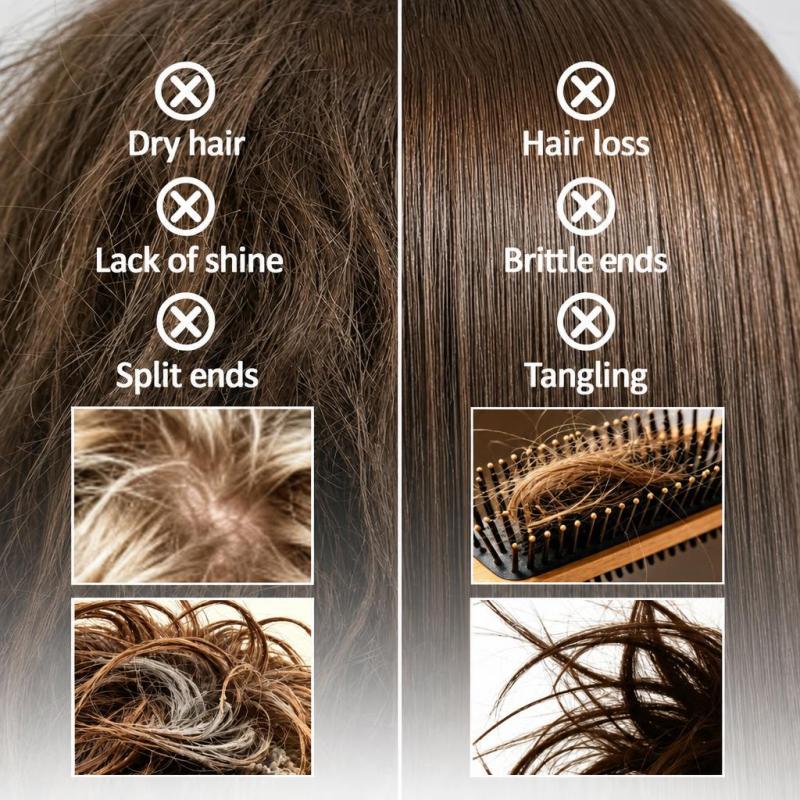 Non‑greasy Disposable Hair Con - Hair Care For Dry And Frizzy Hair ulasan dan harga
