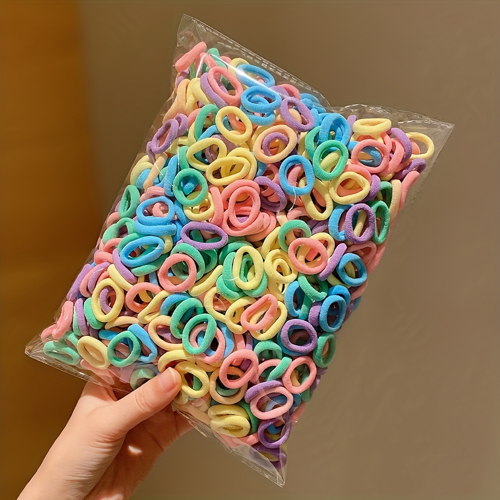 300/600 pure color hair tie ru - Hair Care For Baby ulasan dan harga