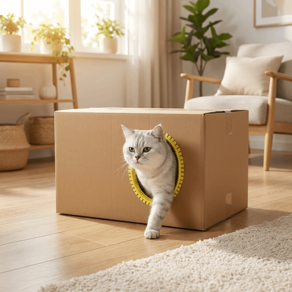 Plastic Cat Tunnel Brush Hair  - House Hair Care ulasan dan harga
