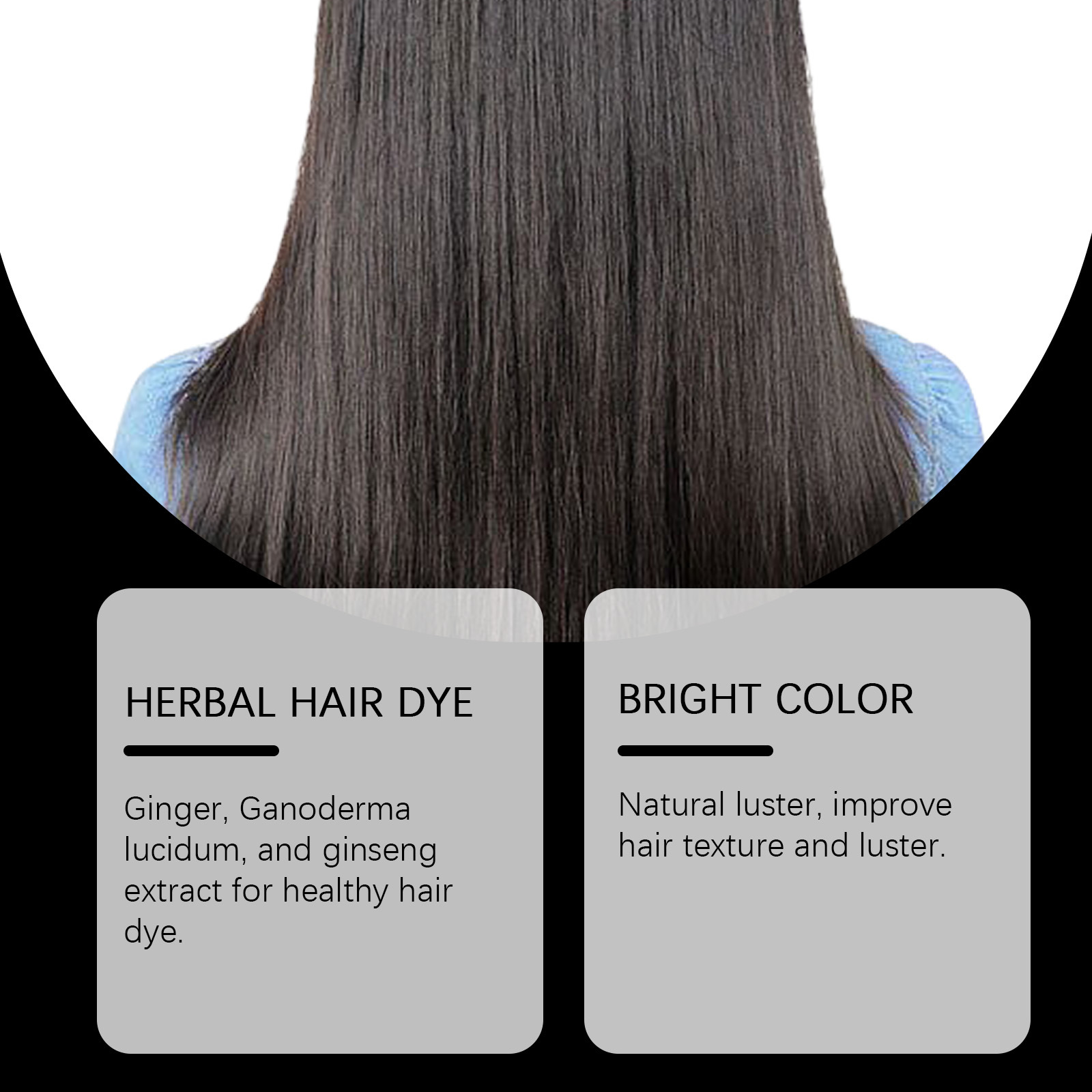 Natural Herbal Black Hair Dye  - Hair Care Steps ulasan dan harga