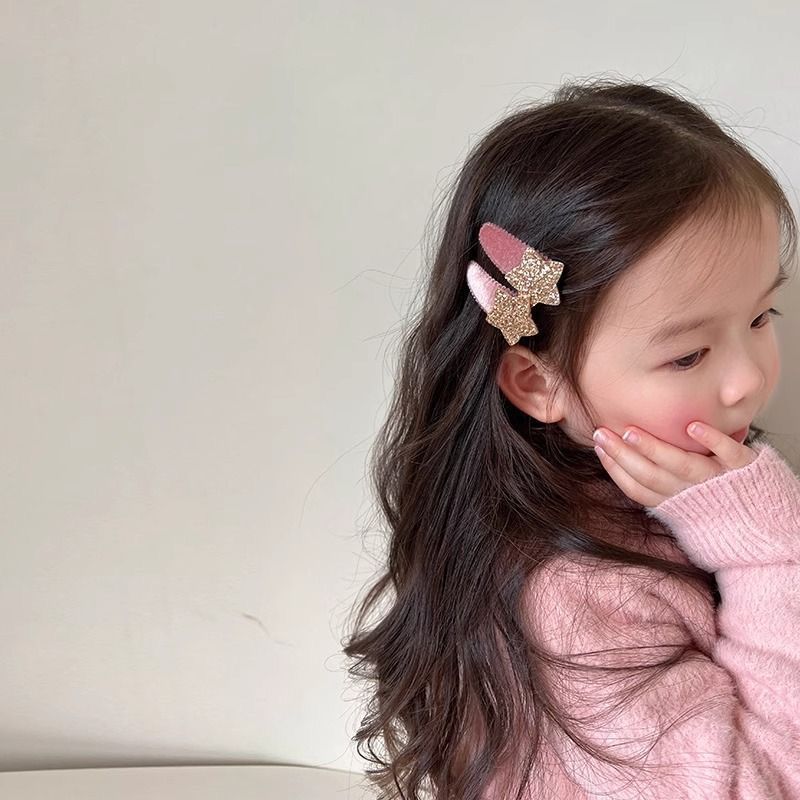 1 Pair Korean Style Glitter St - Hair Care For Baby ulasan dan harga