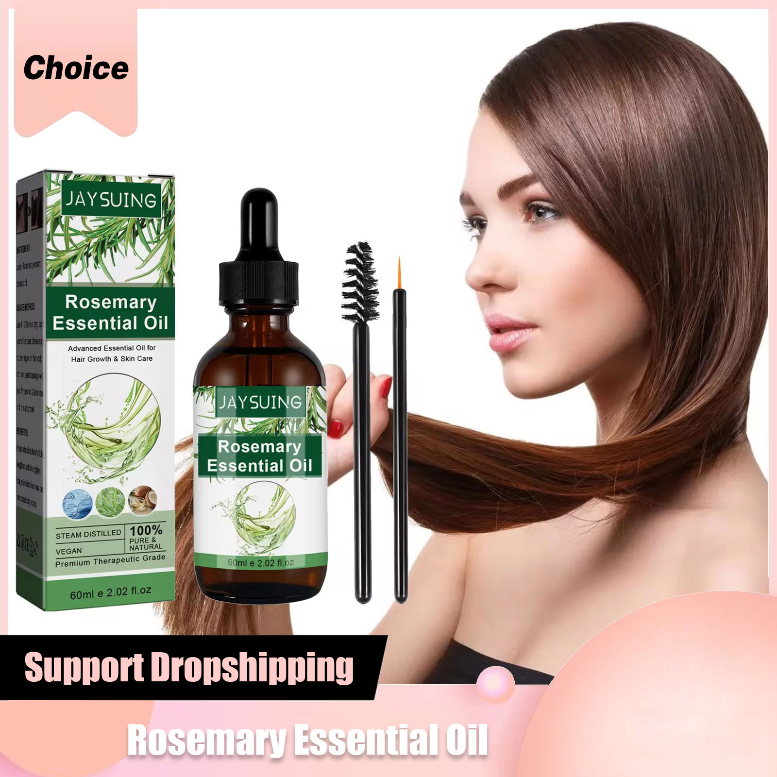 Rosemary Essential Oil For Hai - Hair Care Growth ulasan dan harga