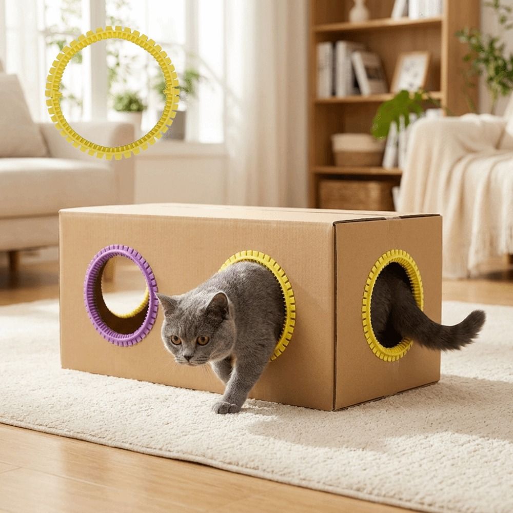 Plastic Cat Tunnel Brush Hair  - Hair Care Is Self Care ulasan dan harga