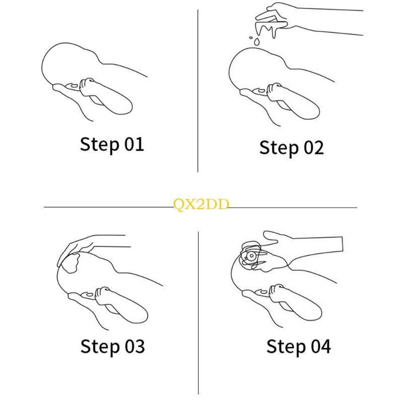 QX2D Baby Silicone Shampoo Bru - Hair Care For Baby ulasan dan harga