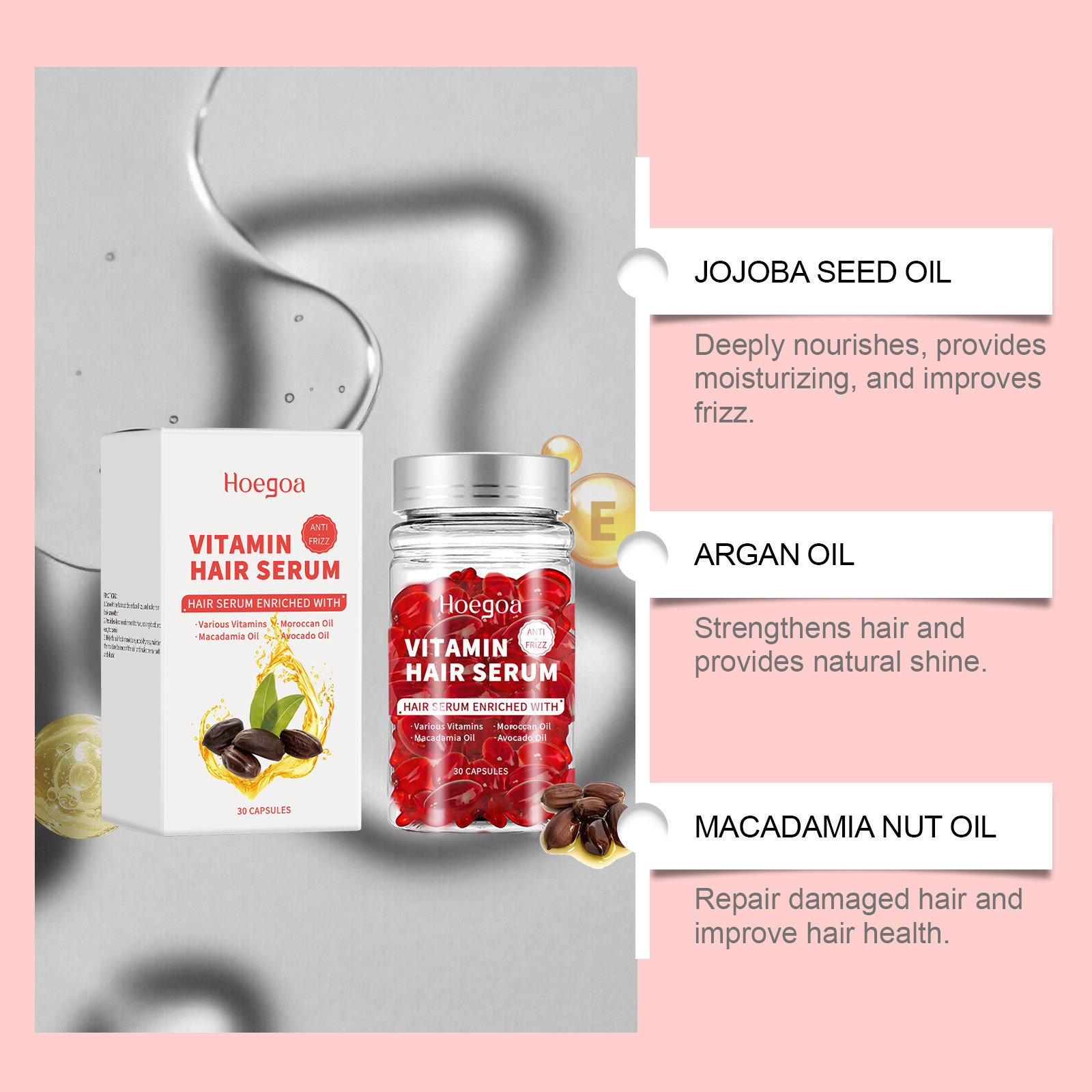 Vitamin Hair Care Serum Capsul - Hair Care Growth ulasan dan harga
