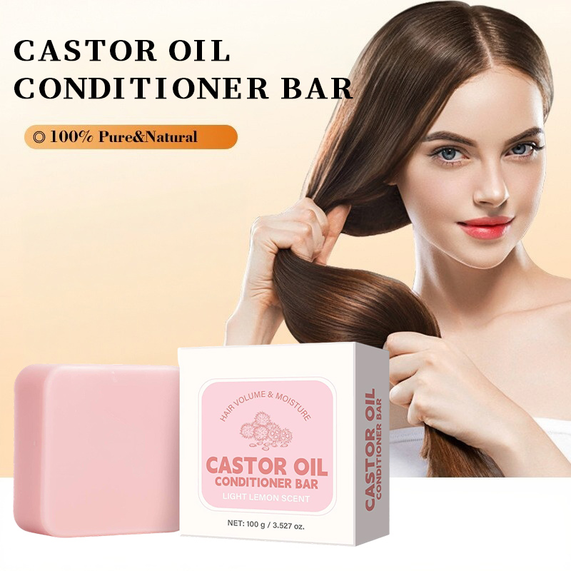 Castor Oil Conditioner Soap Ba - Hair Care For Dry And Frizzy Hair ulasan dan harga