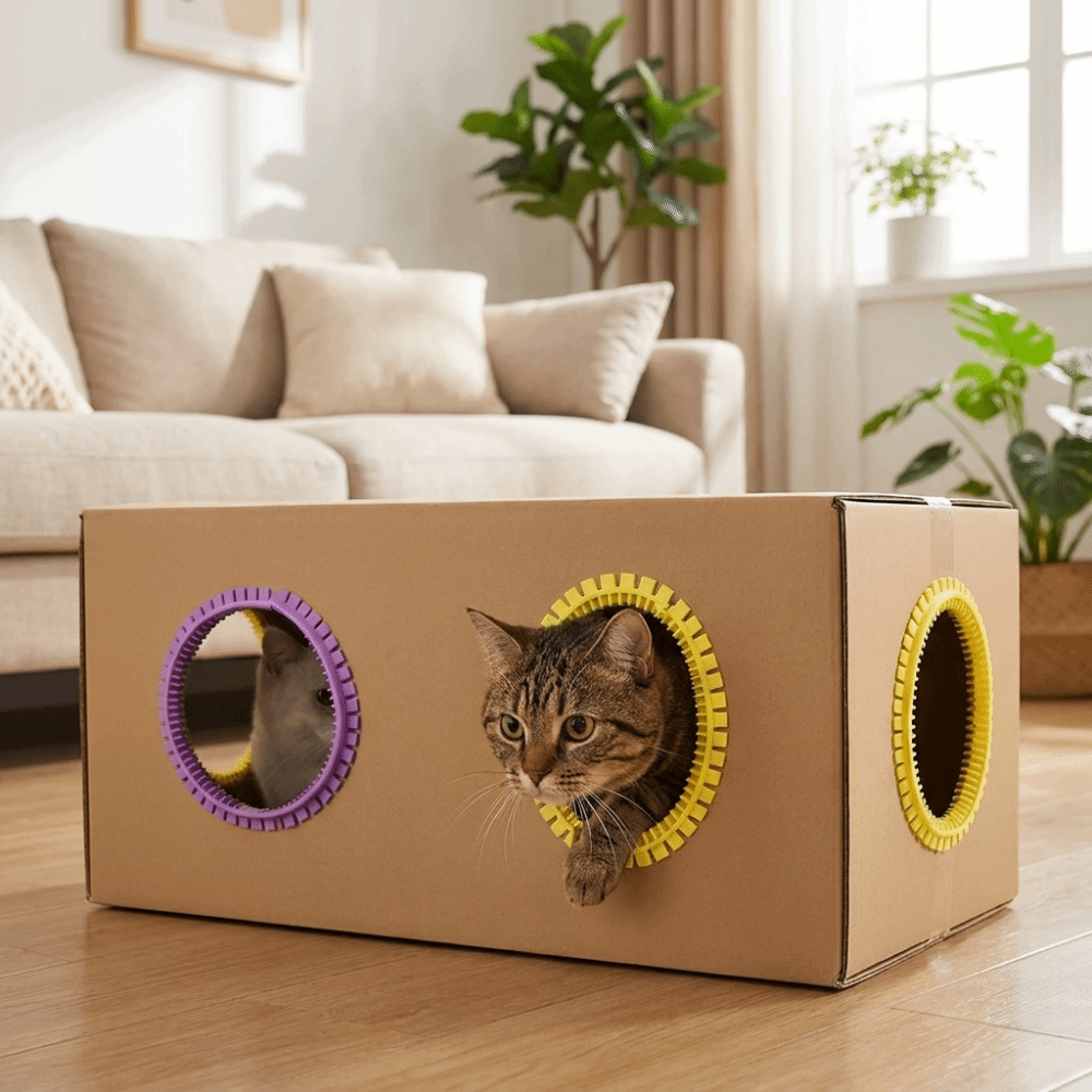 Plastic Cat Tunnel Brush Soft  - House Hair Care ulasan dan harga