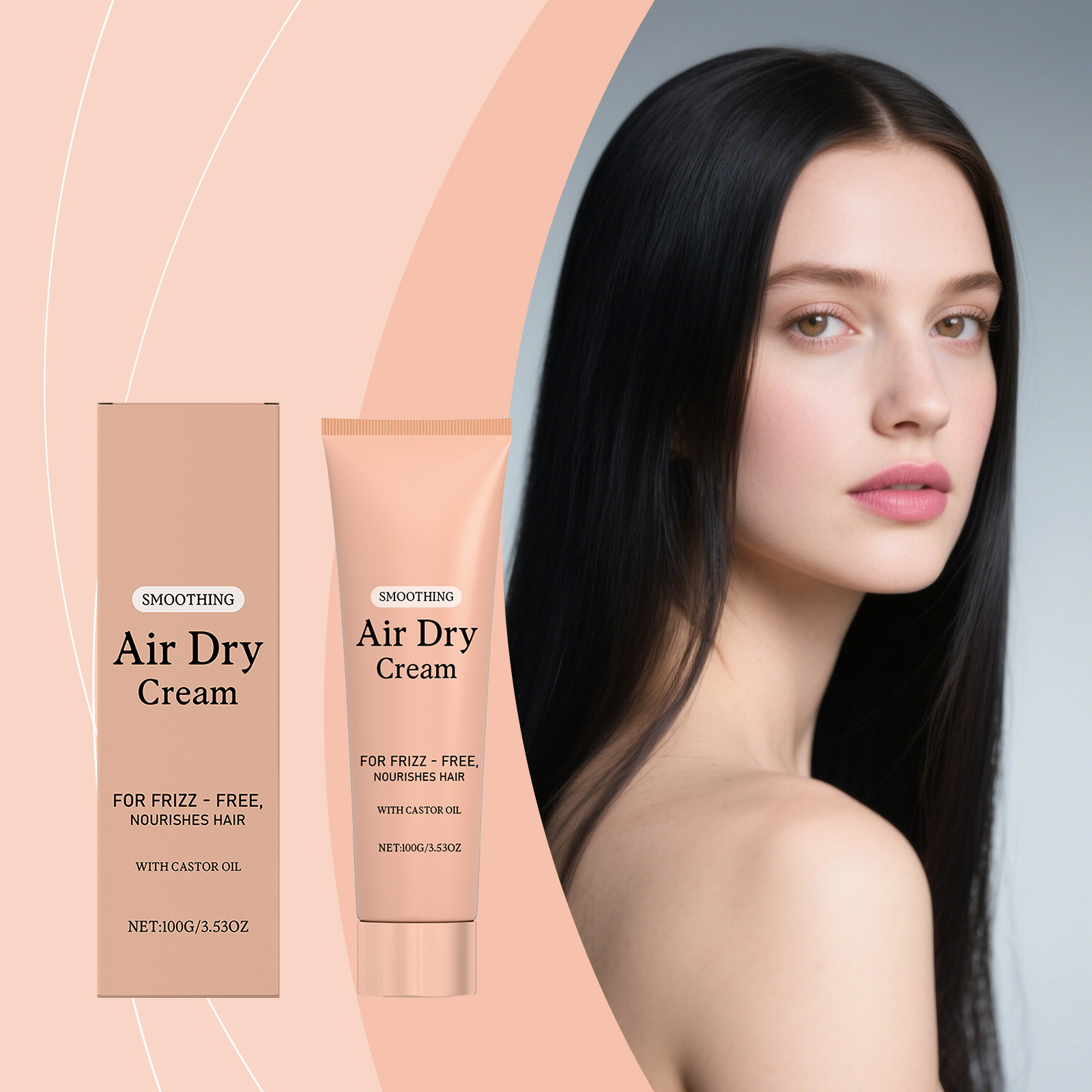 Air Dry Smoothing Hair Cream A - Hair Care For Dry And Frizzy Hair ulasan dan harga